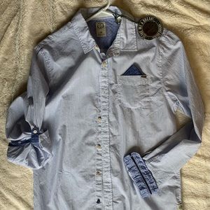 Scotch & Soda Detachable Pocket Boys Shirt Sz 14